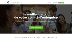 Desktop Screenshot of clubophys.fr